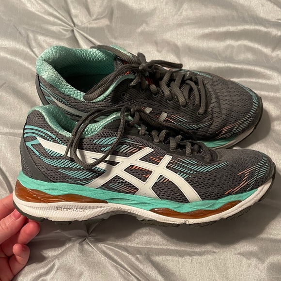 Asics Shoes - ASICS Gel Ziruss Running Shoes in Orange/Aqua/Gray